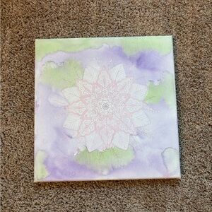 Handmade Mandala Canvas Art